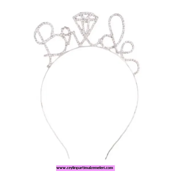 Bride Taşlı Lüks Taç